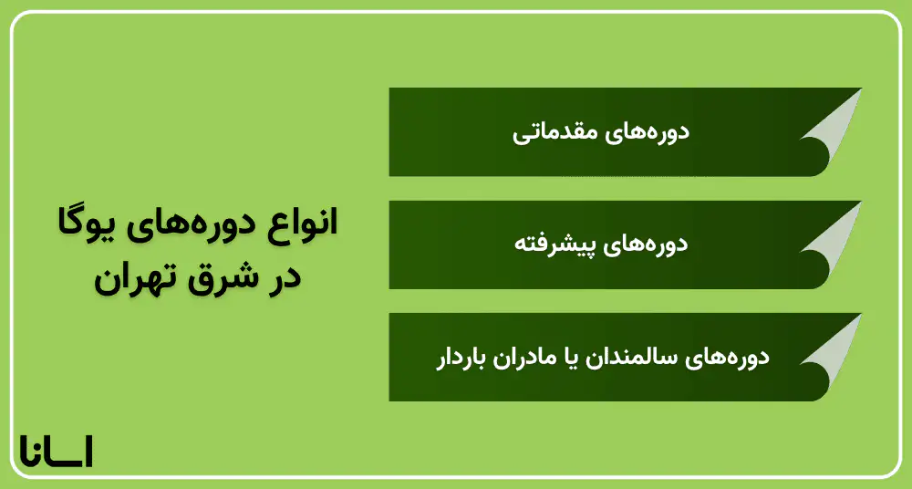 انواع دوره‌های یوگا در شرق تهران